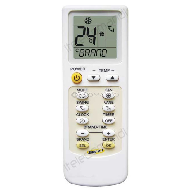 Telecomando Universale Wakects Per Condizionatore D'Aria – Con Schermo LCD, Sostituto Per 6711A90032L E Modelli Compatibili. Comodo, Portatile E Facile Da Usare (batterie Non Incluse). - 3
