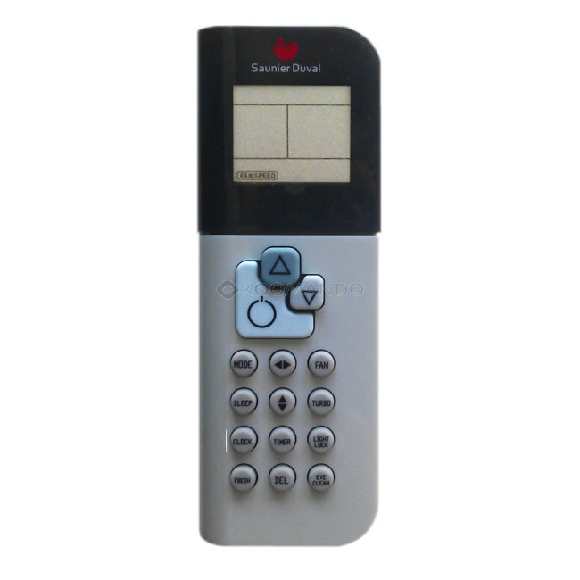 Telecomando Sostitutivo Per Climatizzatore SAUNLER-DUVAL R71-E, Funziona Con Pile AAA, Pronto All'Uso - 2