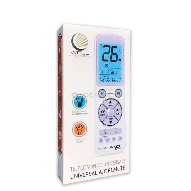 telecomando universale per condizionatore climatizzatore inverter