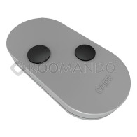 Telecomando Came serie TOPD2F codice fisso 433 e 868 Mhz grigio con 2 tasti neri - TOPD2FGS