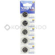 Varta pila al litio 3V CR2032 - 5 pezzi