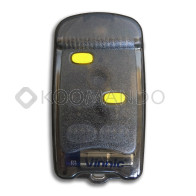 Telecomando 2 tasti quarzato 30,875 Mhz con dip switch.