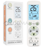 telecomando climatizzatore universale wellclima plus 2.0