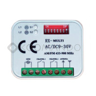 Ricevitore radio RX-MULTI universale multifrequenza rolling code o codici fissi.